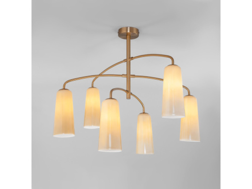 Люстра потолочная Eurosvet Omber 1 70137/6 латунь a057693