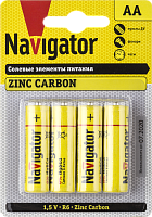Элемент питания Navigator 94 758 NBT-NS-R6-BP4 (цена за блистер)