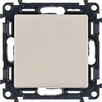 Механизм переключателя 1-кл. СП Valena Life 10А IP20 250В 10AX с лиц. панелью безвинт. зажимы сл. кость Leg 752506