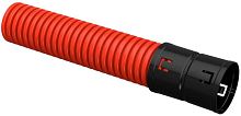 Труба гофрированная двустенная ПНД d63мм с муфтой красн. (уп.50м) IEK CTG12-063-K04-050-R