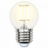 Лампа светодиодная Uniel  E27 6Вт 3000K LED-G45-6W/WW/E27/FR/O