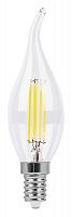 Лампа светодиодная Feron 38012 LB-714 E14 11Вт 4000K свеча на ветру прозрачная