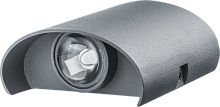 Светодиодные фасадные светильники Navigator 80 565 NOF-D-W-005-02 2x1W 3000K IP54 серый