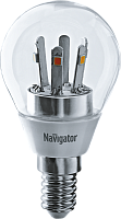 Лампа светодиодная Navigator 71 294 NLL-G45-5-230-2.7K-E14-CL 5W 2700K