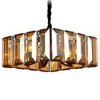 Подвесной светильник Ambrella Traditional 6 TR5150 CF/TI кофе/янтарь E14/6 max 40W 500*500*1000