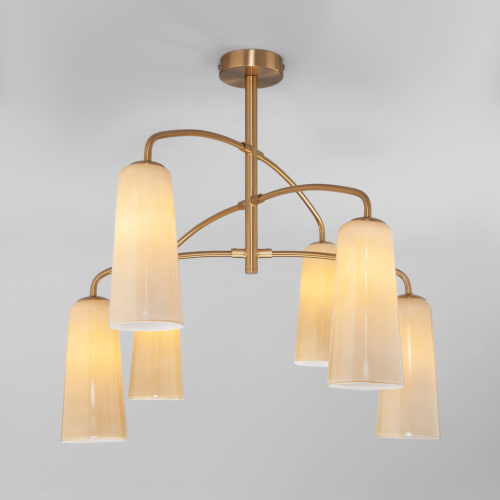 Люстра потолочная Eurosvet Omber 1 70137/6 латунь a057693 фото 3