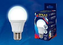 Лампа светодиодная Uniel Яркая E27 13Вт 4000K LED-A60 13W/4000K/E27/FR PLP01WH картон