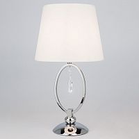 Настольная лампа декоративная Eurosvet Madera 01055/1 хром/прозрачный хрусталь Strotskis 84934