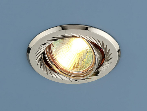 Встраиваемый светильник Elektrostandard  704 CX MR16 PS/N перл. серебро/никель