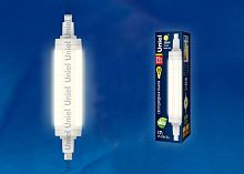 Лампа светодиодная Uniel LED-J118 R7s 12Вт 3000K LED-J118-12W/WW/R7s/CL PLZ06WH картон