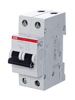 Выключатель автоматический модульный 2п C 6А 4.5кА SH202L C6 ABB 2CDS242001R0064