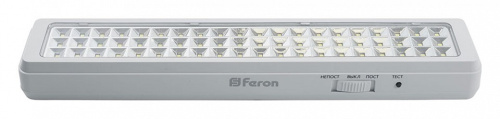 Светильник аварийный Feron 41534 EM112 4W 6500K аккумулятор 3,6/1800mAh IP20
