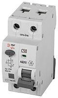 Выключатель автоматический дифференциального тока 1P+N C50 30мА тип АC защита 230В АВДТ 4.5кА PRO D32E2C50АC30P АД32 электронное Эра Б0057359