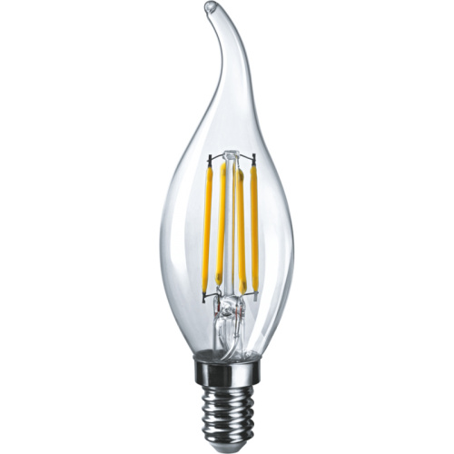 Лампа светодиодная Navigator 71 308 NLL-F-FC35-4-230-2.7K-E14 4W 2700K Filament свеча на ветру фото 2