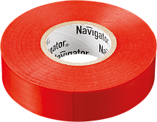 Изолента Navigator 71 230 NIT-B15-10/R красная