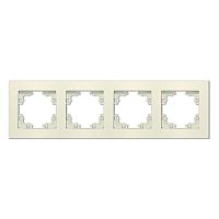 Рамка 4-м Афина универс. сл. кость (ivory) Universal A0046-I