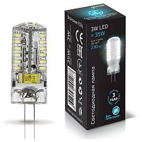 Светодиодная лампа GAUSS 207707203 G4 3W(35W) 4100K 12V капсульная