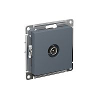Розетка телевизионная проходная TV AtlasDesign 4дБ механизм грифель SE ATN000792