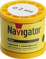 Припой Navigator 93 087 NEM-Pos02-61K-2-K200 (ПОС-61, катушка, 2 мм, 200 гр)