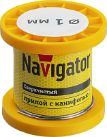 Припой Navigator 93 079 NEM-Pos02-63K-1-K50 (ПОС-63, катушка, 1 мм, 50 гр)