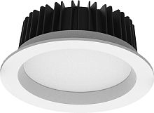 Светодиодный встраиваемый светильник Feron 41617 AL265 20W 4000K IP65 d160мм белый