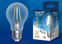 Лампа светодиодная Uniel  E27 12Вт 4000K LED-A60-12W/4000K/E27/CL/DIM GLA01TR картон