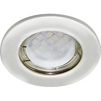 Встраиваемый светильник DL90 Ecola FP1621EFY GU5.3 плоский перламутровое серебро (кратно 2шт) 422243