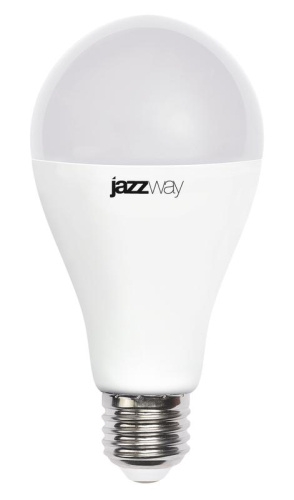 Лампа светодиодная PLED-LX 20Вт A65 грушевидная 5000К холод. бел. E27 JazzWay 5028043 фото 2