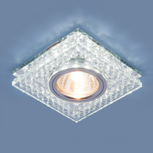Встраиваемый светильник Elektrostandard  8391 MR16 CL/SL прозрачный/серебро