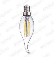 Лампа светодиодная нитевидная прозрачная свеча на ветру СW35 11Вт 2700К Е14 Фарлайт FAR000124