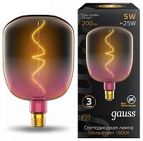 Лампа светодиодная Gauss 1010802105 Filament Flexible Pink-Clear E27 5Вт 1800K