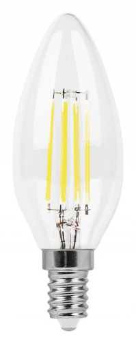 Лампа светодиодная Feron 38008 LB-713 E14 11Вт 4000K свеча прозрачная