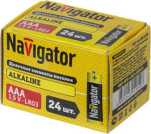 Элемент питания Navigator 14 059 NBT-NPE-LR03-BOX24 AAA мизинчиковая (цена за шт)
