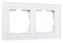 Рамка на 2 поста Werkel Favorit (белый матовый, стекло) W0021105 Favorit (белый матовый, стекло)
