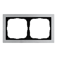 Рамка 2-м ArtGallery Pure метал. алюм. SE GAL312102