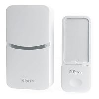 Звонок дверной Feron 41437 DB-100 электрический 18 мелодий белый 230V