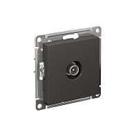 Розетка телевизионная проходная TV AtlasDesign 4дБ механизм базальт SE ATN001492