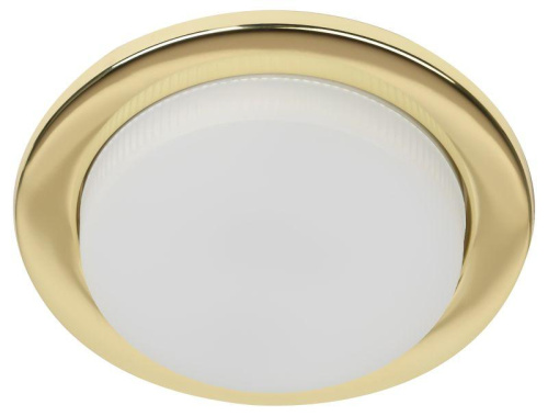 Светильник KL70 GD /1 под лампу Gx53 тонкий 220В 13Вт зол. Эра Б0048954