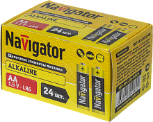 Элемент питания Navigator 14 060 NBT-NPE-LR6-BOX24 AA пальчиковая (цена за шт)