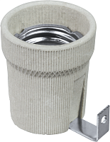 Патрон электрический Navigator 71 619 NLH-CL-H-E27 керамический с держателем