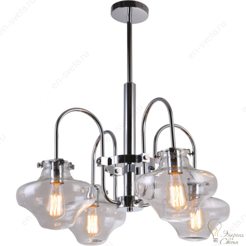 Люстра на телескопической штанге DIVINARE 7108 02 SP-4 ALVEARE