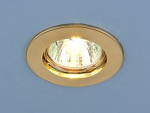Встраиваемый светильник Elektrostandard  863 MR16 GD золото