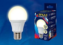 Лампа светодиодная Uniel Яркая E27 16Вт 3000K LED-A60 16W/3000K/E27/FR PLP01WH картон