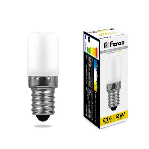Лампа светодиодная Feron 25295 LB-10 2Вт E14 2700K 230В для холодильника