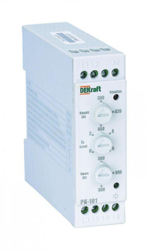 Реле контроля фаз 380В тип 02 серии РК-101 DEKraft 23301DEK