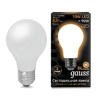 Лампа светодиодная Gauss 102202110 LED Filament A60 OPAL E27 10W 2700К