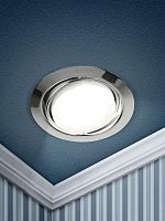 Светильник под GX53 13Вт 220В поворотный хром KL35 A CH /1 ЭРА Б0049556