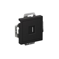 Розетка HDMI AtlasDesign механизм карбон SE ATN001080