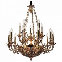 Подвесная люстра Lucia Tucci Firrnze FIRENZE 1781.15.3 antique gold