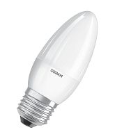 Лампа светодиодная LED Value LVCLB75 10SW/830 свеча матовая E27 230В 10х1 RU OSRAM 4058075579538